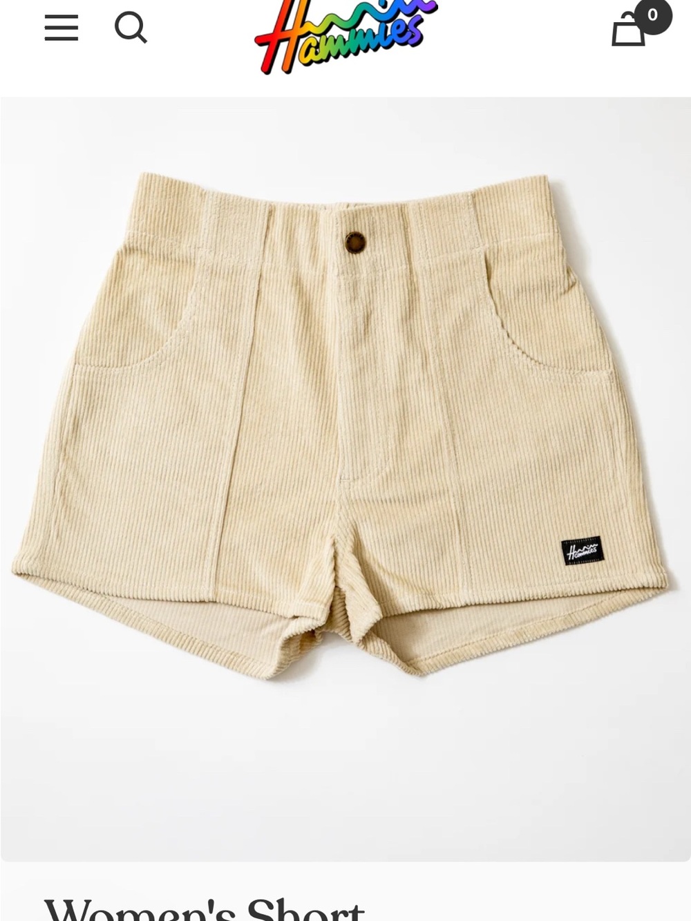 Hammies Shorts in Beige/Sand